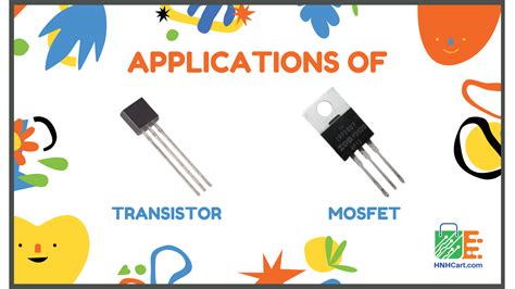 Different Applications of Transistor and Mosfet