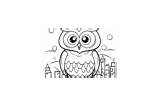 Owl Coloring Pages  Free & Printable sketch template