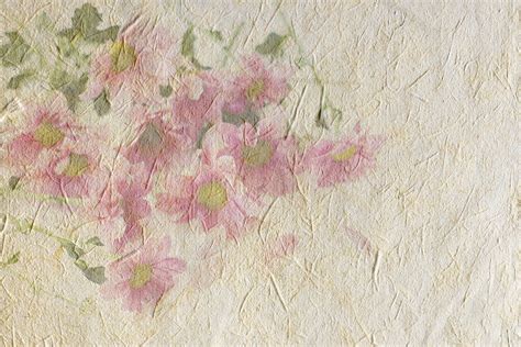 Faded Flowers on Cement1 – Print A Wallpaper