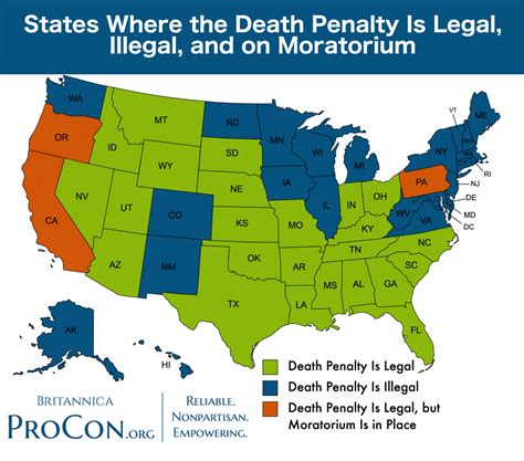 Death Penalty States, Bans and Moratoriums - ProCon.org