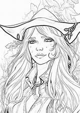 38 Captivating Witch Coloring Pages For Kids And Adults sketch template