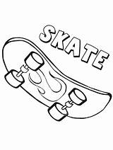 Skateboard Logo Coloring Pages sketch template