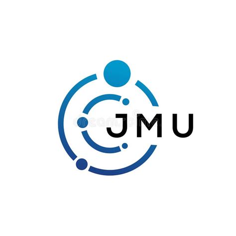 JMU Letter Technology Logo Design on White Background. JMU Creative ...