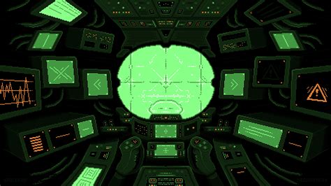 Inside a spaceship cockpit - PixelArt | Pixel art tutorial, Pixel art, Cockpit