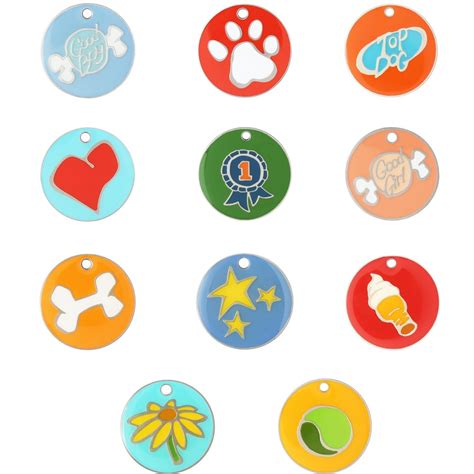 Colorful Designer Dog Tags by Andrew 11 Designs 2 Sizes - Etsy | Designer dog tags, Dog design ...