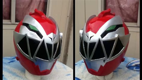 Power Rangers Dino Fury Red Ranger Helmet 3D Printed Cosplay Accessory ...