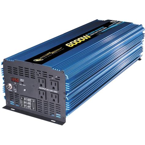 Power Bright 12 Volt DC to AC 6000-Watt Power Inverter-PW6000-12 - The Home Depot