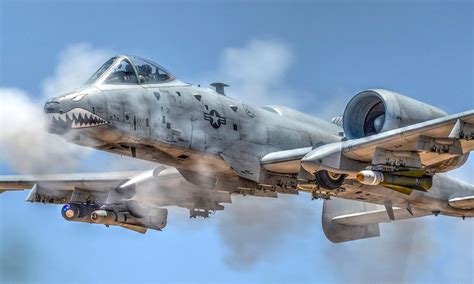 A-10 Ground Attack Aircraft In Action: Strafing Runs | AIIRSOURCE