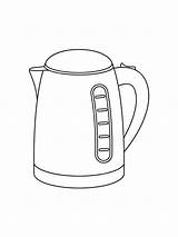 Kettle Coloring Pages sketch template
