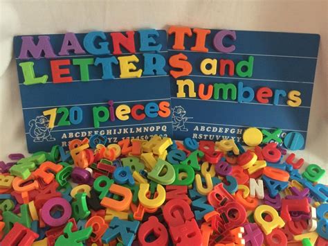 Magnetic Alphabet Letters And Numbers