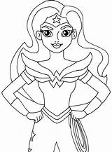 Wonder Woman Printable Coloring Pages sketch template