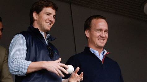 Peyton Manning jokes on why he couldn’t join broadcast booth with Eli