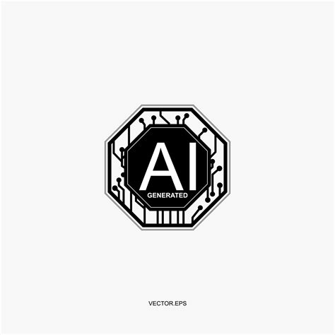 a black and white logo for ai 28894790 Vector Art at Vecteezy