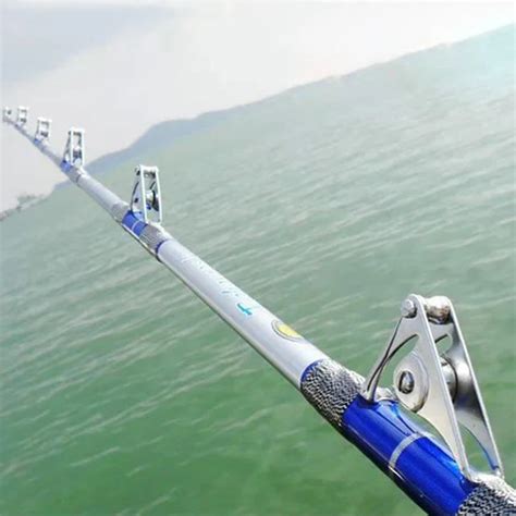 LEO Deep Sea Metal Lure Fly Carp Boat Fishing Rods 1.8m 2.1m Carbon Rod Iron Pole-in Fishing ...