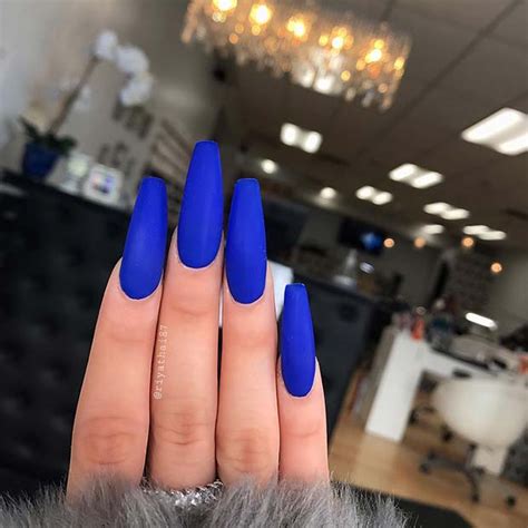 43 Chic Blue Nail Designs You Will Want to Try ASAP - StayGlam