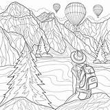 Adult Coloring Travel Pages sketch template