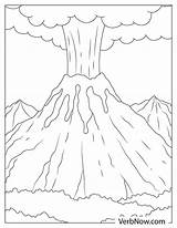 Free VOLCANO Coloring Pages For Download Printable PDF sketch template