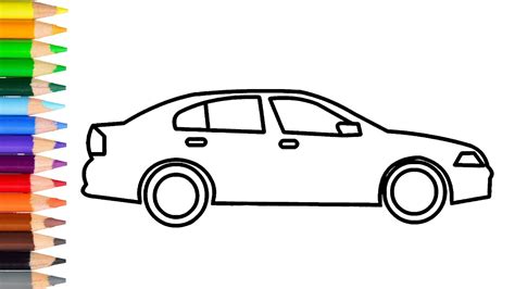How To Draw A Car Step By Step For Kids With Images C - vrogue.co
