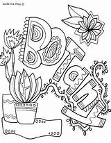 Botany Coloring Book Pages sketch template