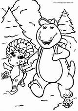 Barney Printable Coloring Pages sketch template
