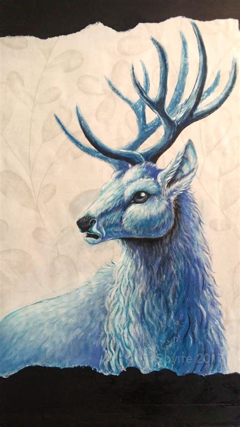 The blue stag by Spyrre on DeviantArt