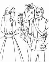 8 Printable Barbie Princess Coloring Pages >> Disney Coloring sketch template