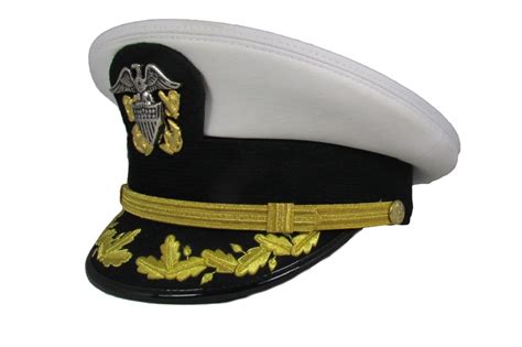 Cap US Navy Style Officers White Uniform Cap R1840