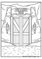Gate Coloring Page sketch template