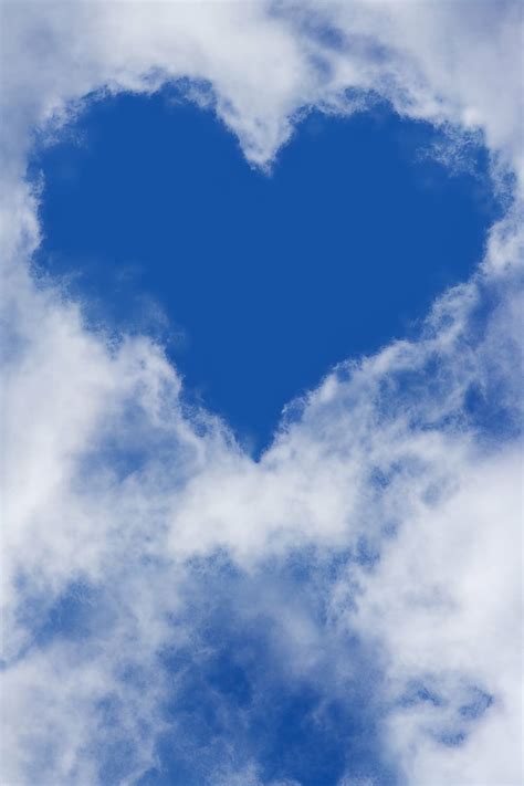 cloud heart-themed photography, heart, sky, clouds, blue sky, cloud - sky, blue, cloudscape ...