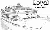 Disney Cruise Ship Coloring Page sketch template