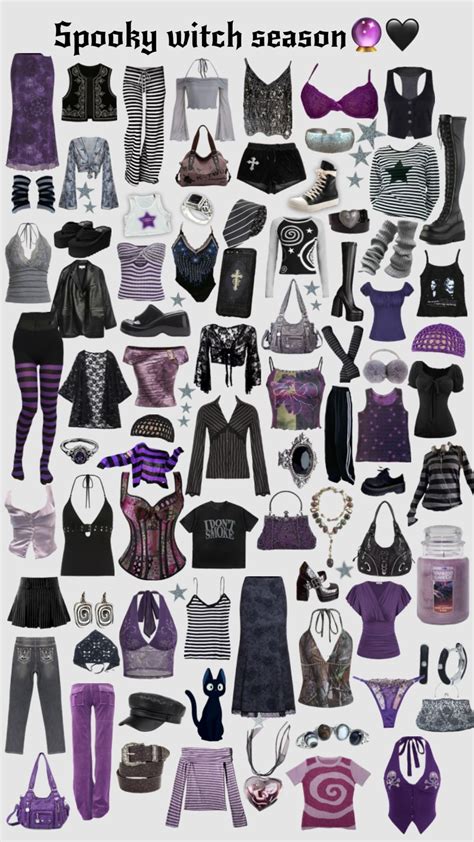 Check out zt203's Shuffles Purple witch season closet aesthetic y2k ...