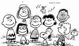 Peanuts Characters Coloring Pages sketch template