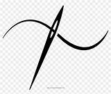 Sewing Needle Coloring Page  Icon Png Clipart 2835538 sketch template