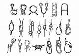 Rope Knot Coloring Page Sketch sketch template