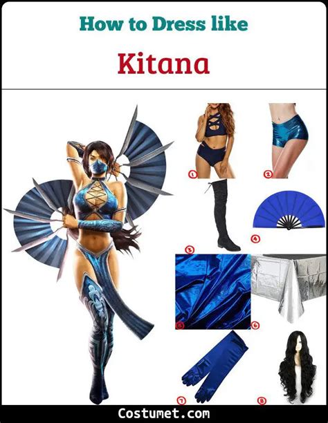 Kitana (Mortal Kombat) Costume for Halloween