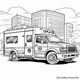 Ambulance Coloring Pages  Free & Printable sketch template