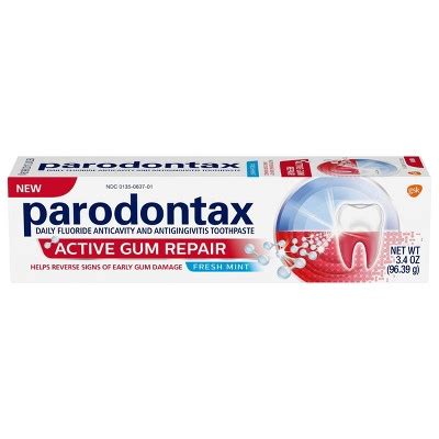 Parodontax Active Gum Repair Toothpaste - Fresh Mint - 3.4oz/1ct : Target