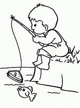 Fishing Printable Coloring Pages sketch template