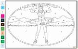 Hula Hoop Color By Number  Free Printable Coloring Pages sketch template