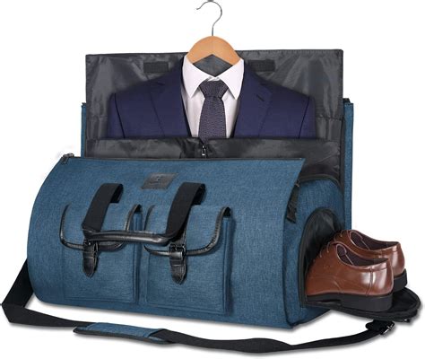 UNIQUEBELLA Travel Suit Carrier Garment Duffel Bag Fiber Large Holdall ...