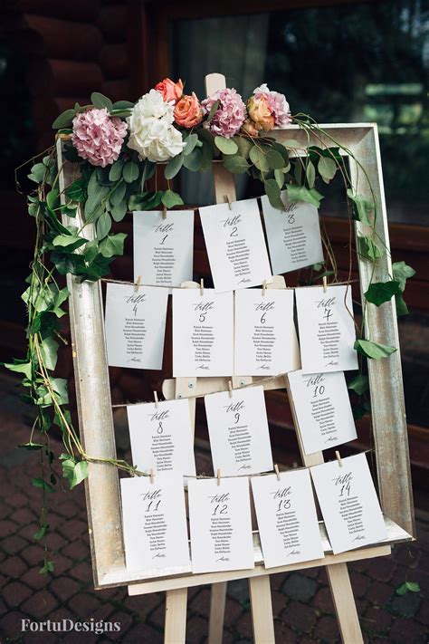 Rustic SEATING CHART template Wedding seating cards ideas | Etsy | Wedding seating cards ...