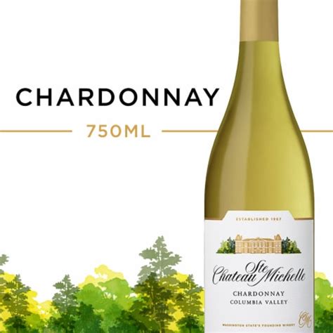 Chateau Ste Michelle Columbia Valley Chardonnay Washington White Wine, 750 mL - Pick ‘n Save