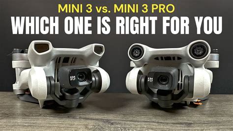 DJI Mini 3 vs. Mini 3 Pro - Which One Is Right For You - YouTube