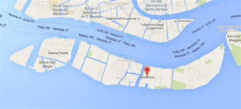 Map of Giudecca