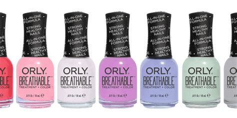ORLY Launches Breathable Treatment Nail Polish Colors in 2018