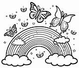 Free Printable Rainbow Coloring Pages sketch template