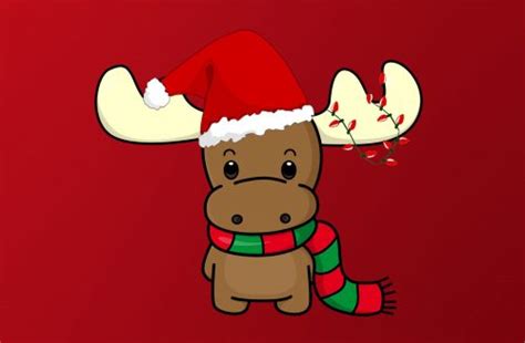 Deer Christmas Wallpaper - EnWallpaper