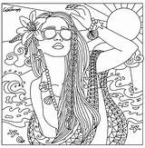 Pretty Woman Coloring Pages Sketch Page sketch template