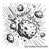 Asteroid Coloring Pages  Free & Printable sketch template