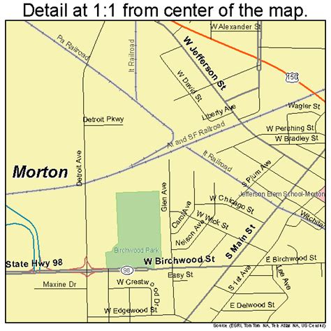 Morton Illinois Street Map 1750621